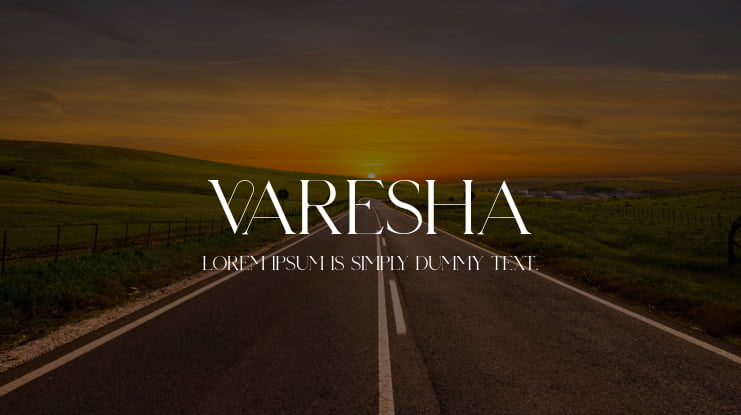 Varesha Font