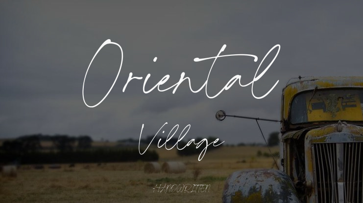 Oriental Village Font