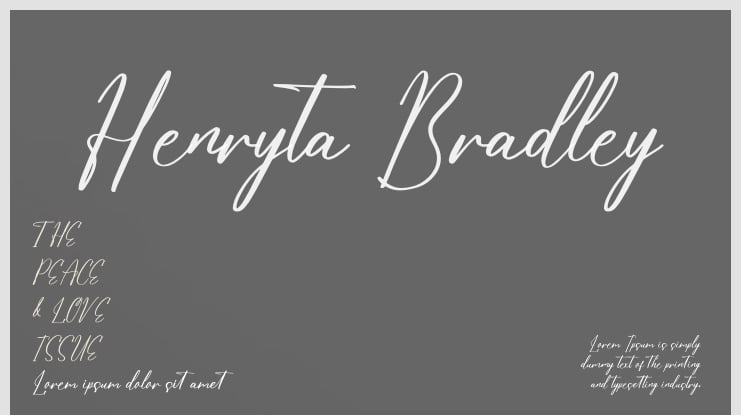 Henryta Bradley Font