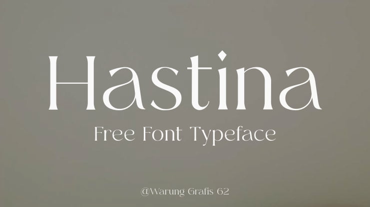 Hastina  Free Font