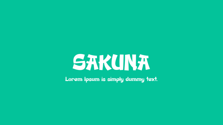 SAKUNA Font
