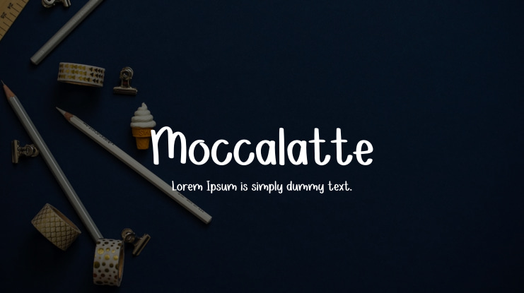 Moccalatte Font