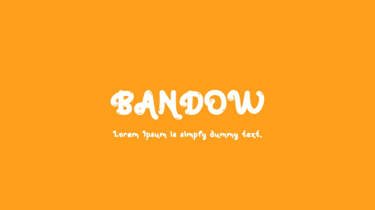 BANDOW Font