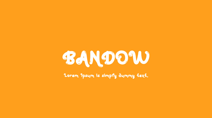 BANDOW Font