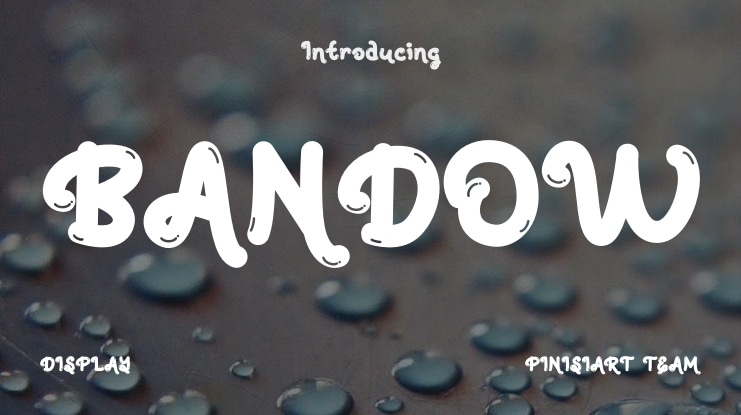 BANDOW Font