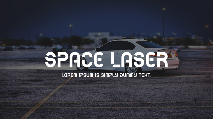 Space Laser Font