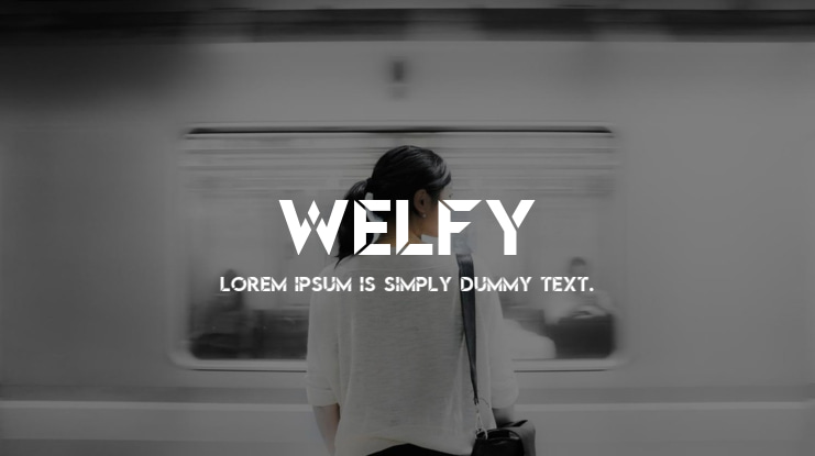 Welfy Font