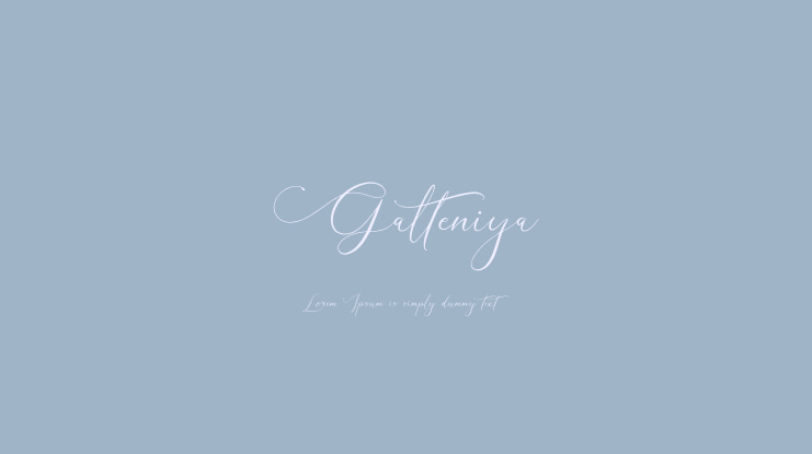 Galteniya Font