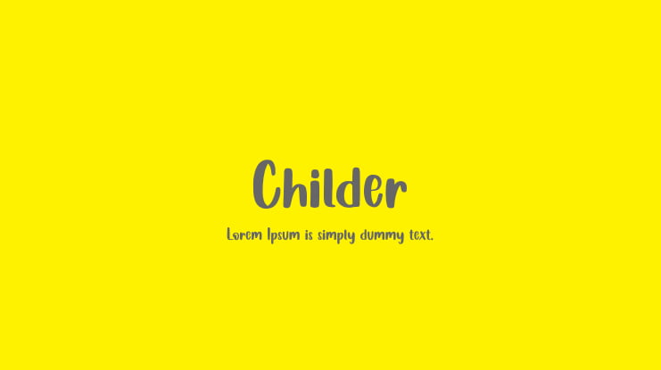 Childer Font