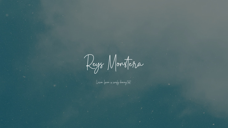 Reys Monstera Font