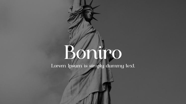 Boniro Font