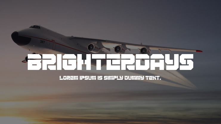 Brighterdays Font