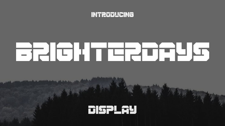 Brighterdays Font