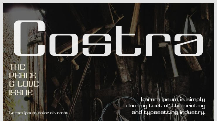 Costra Font