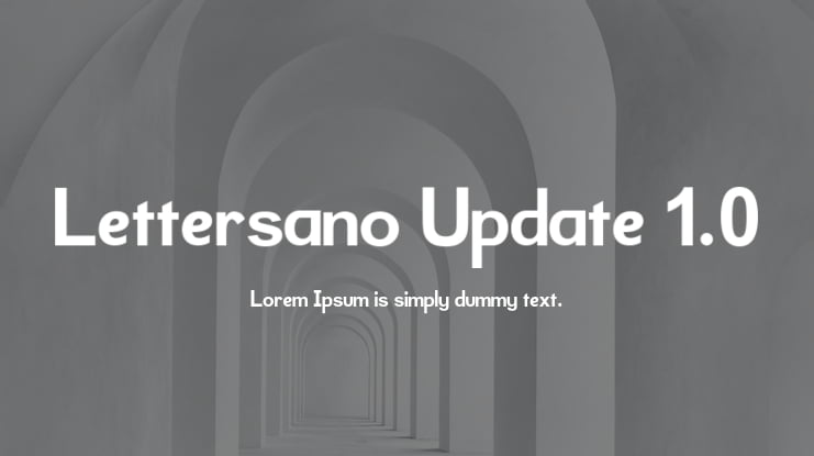 Lettersano Update 1.0 Font