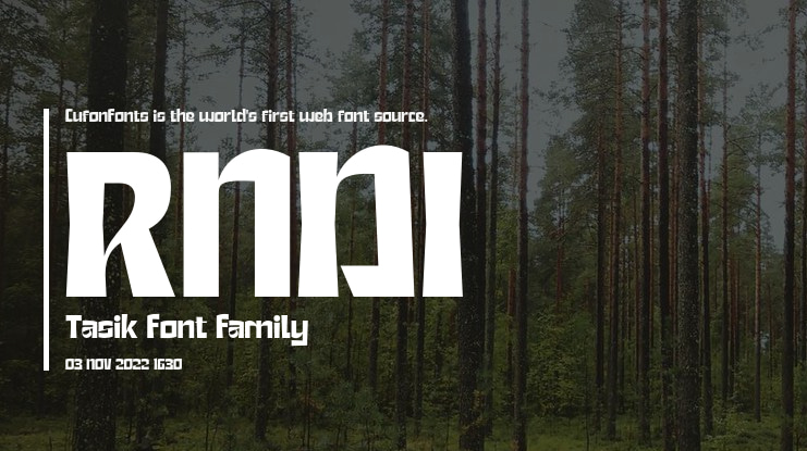 RNDI Tasik Font