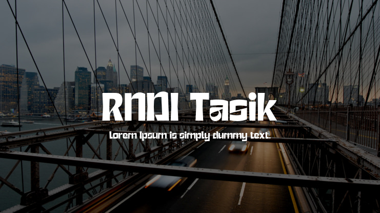 RNDI Tasik Font