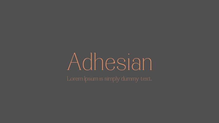 Adhesian Font