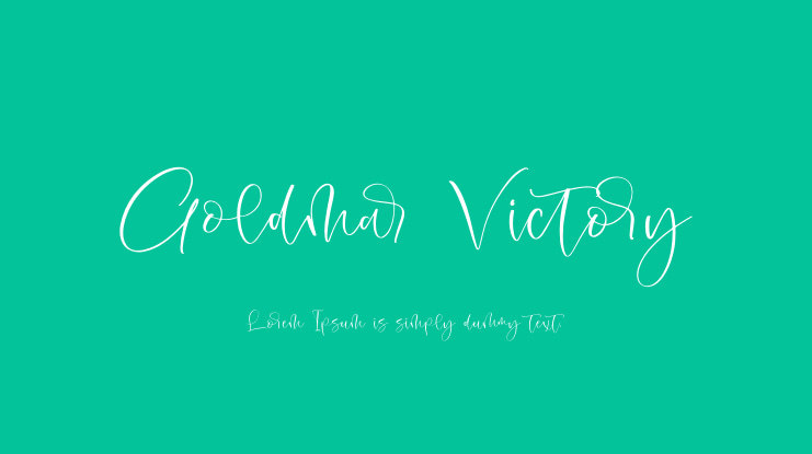 Goldmar Victory Font