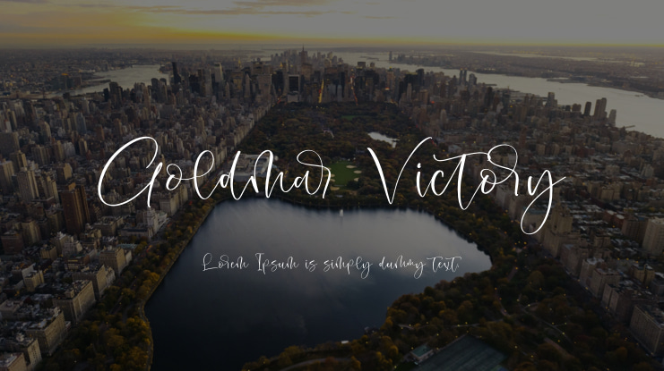 Goldmar Victory Font