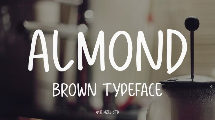 Almond Brown Font