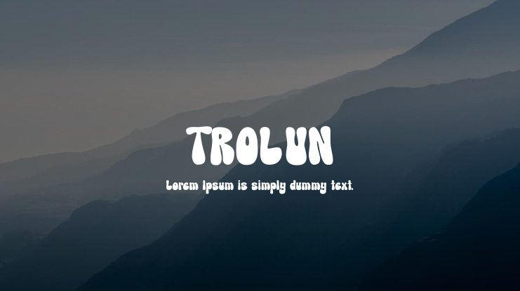 TROLUN Font