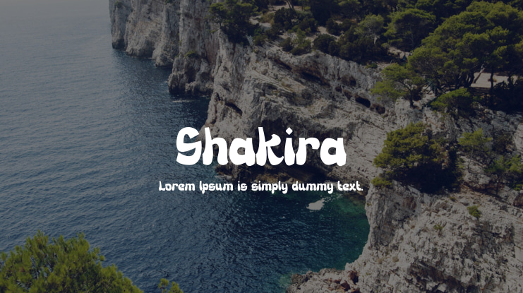 Shakira Font