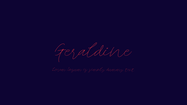 Geraldine Font