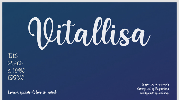Vitallisa Font
