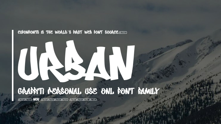 Urban Graffiti PERSONAL USE ONL Font