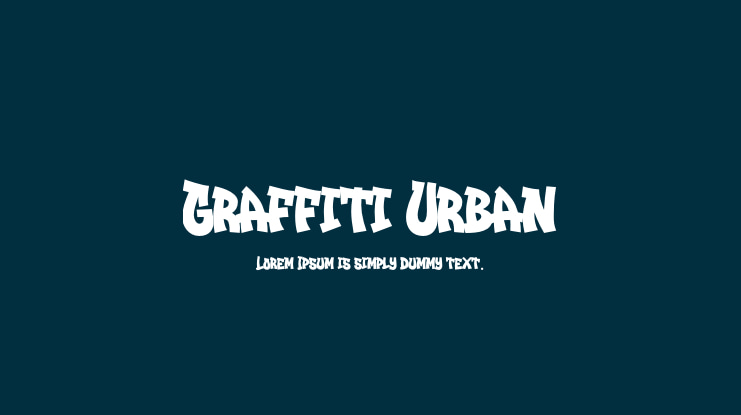 Graffiti Urban Font Family