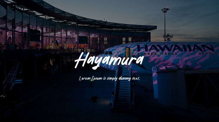 Hayamura Font