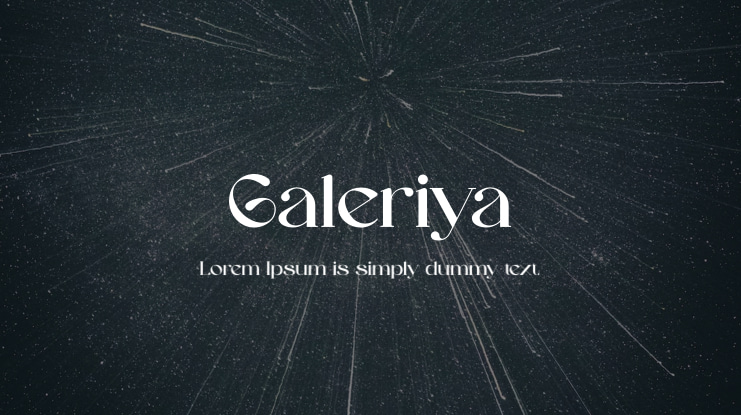 Galeriya Font