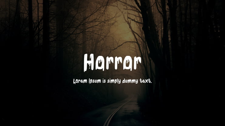 Horror Font