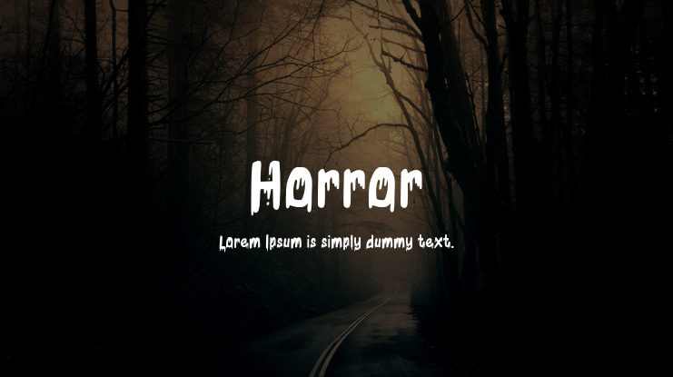 Horror Font
