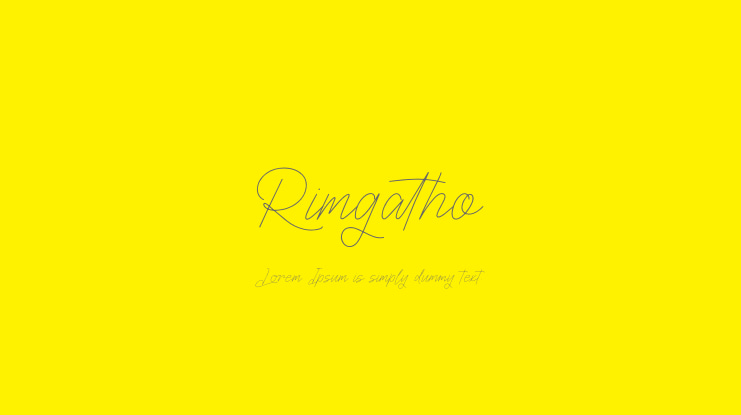 Rimgatho Font