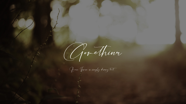 Gomethina Font