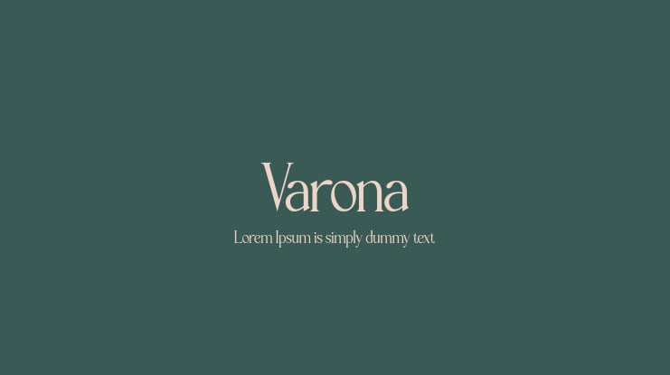 Varona Font
