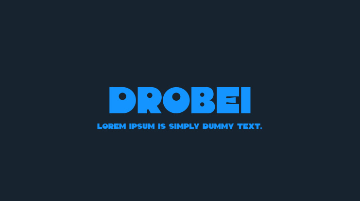 Drobei Font Family