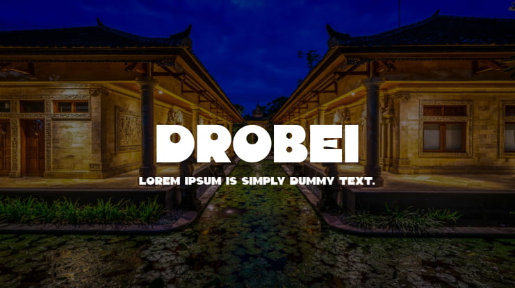 Drobei Font Family