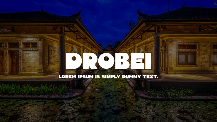 Drobei Font Family