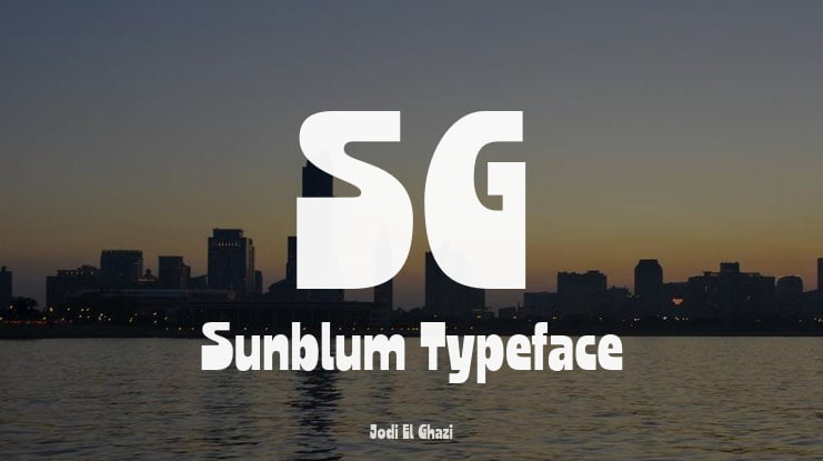 SG Sunblum Font