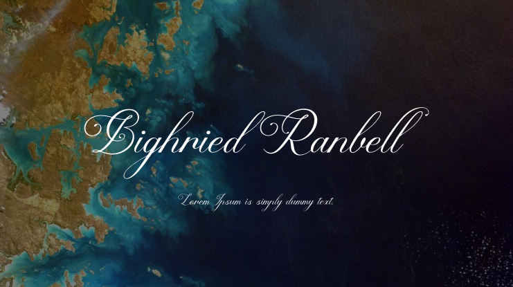 Bighried Ranbell Font