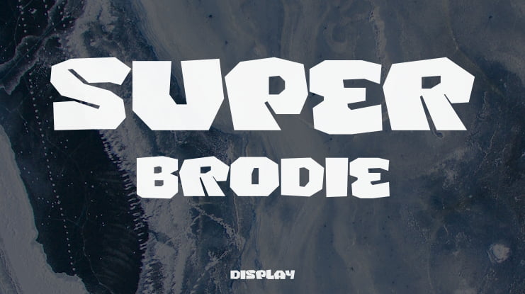Super Brodie Font