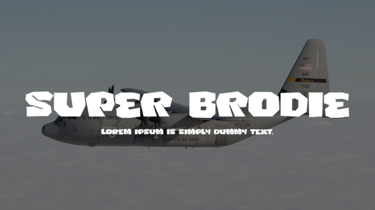 Super Brodie Font