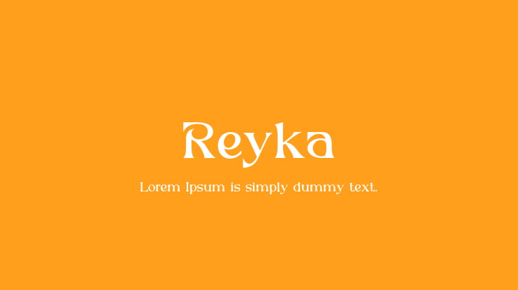 Reyka Font