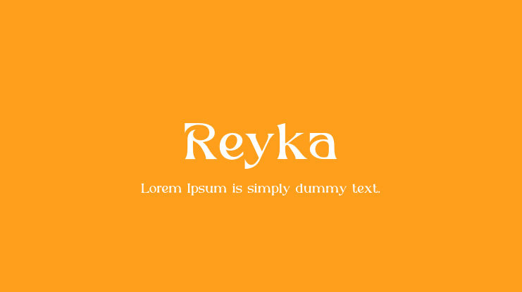 Reyka Font