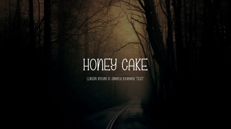 Honey Cake Font