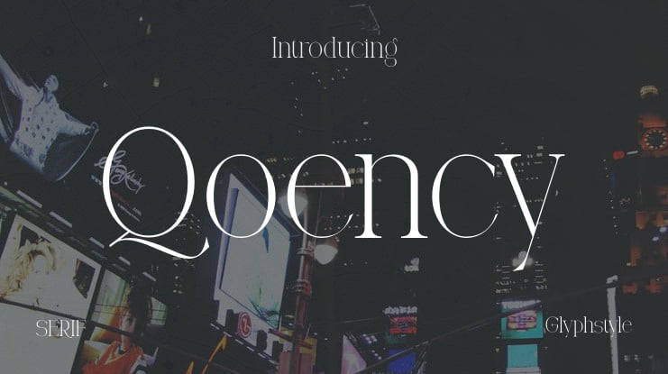 Qoency Font Family