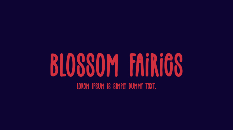 Blossom Fairies Font